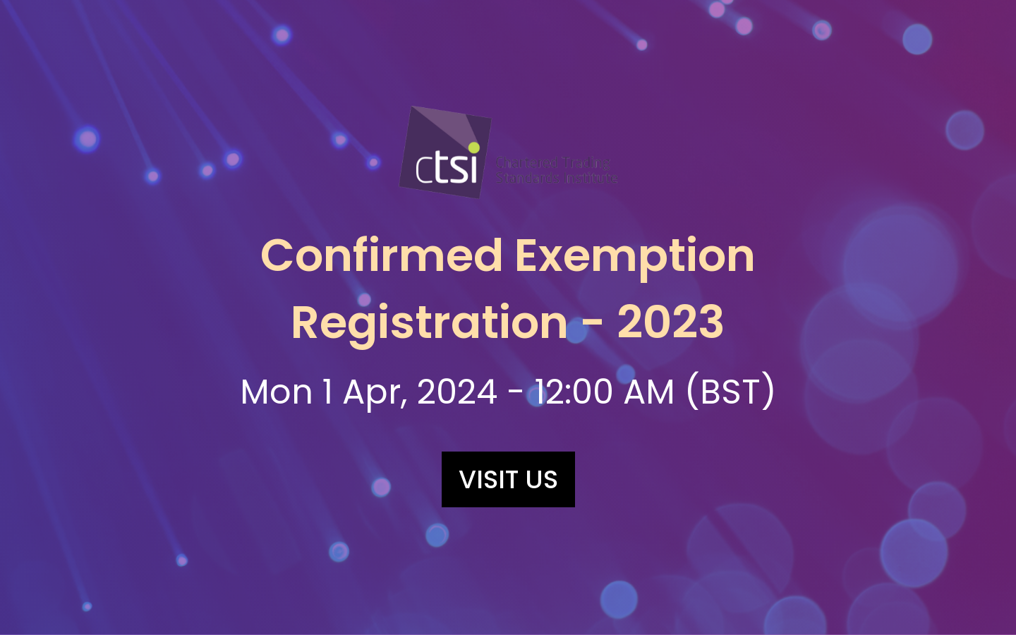 Confirmed Exemption Registration 2023